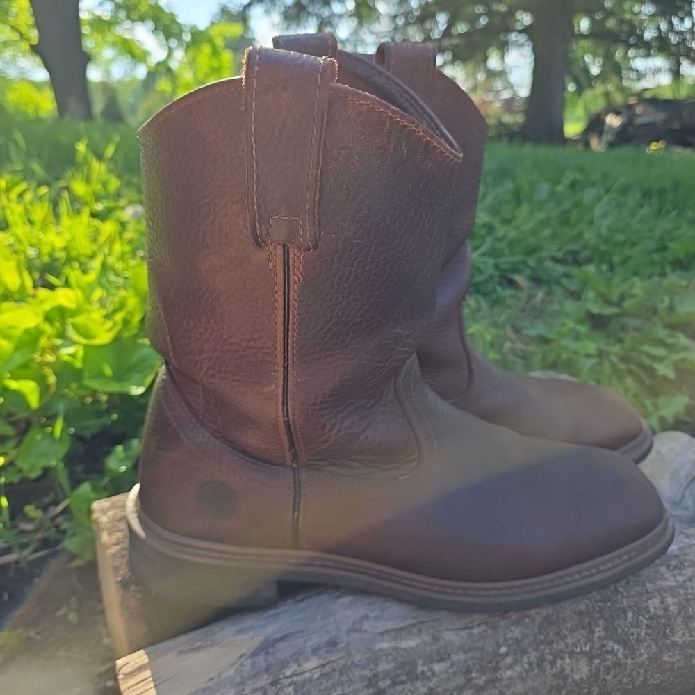 Lincoln Outfitters Square Toe Boots Soft Toe Leather Men's Size US 11 W